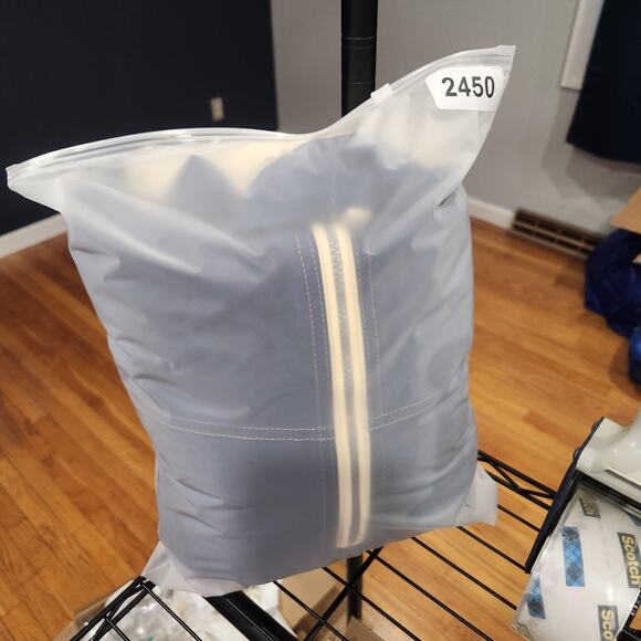 VTG Ellesse Sunflower Jacket Mens Large Pullover Hooded Japan 90s Fleece Lined - Picture 16 of 16